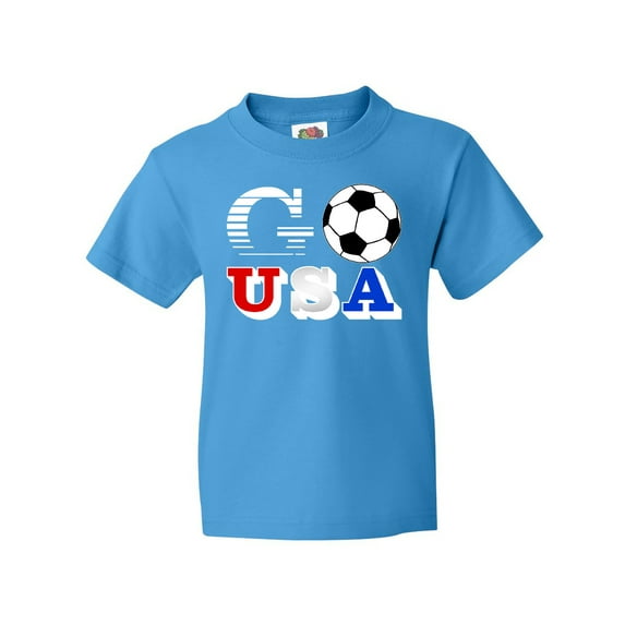 Inktastic Go, USA- Soccer, Football Youth T-Shirt