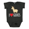 thumbnail image 1 of Inktastic Goat Cute I Love Goats Farm Animal Boys or Girls Baby Bodysuit, 1 of 5
