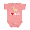 thumbnail image 1 of Inktastic Goat Cute I Love Goats Farm Animal Boys or Girls Baby Bodysuit, 1 of 5