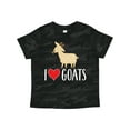 thumbnail image 1 of Inktastic Goat Cute I Love Goats Farm Animal Boys or Girls Toddler T-Shirt, 1 of 5