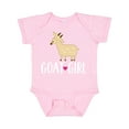 thumbnail image 1 of Inktastic Goat Girl Farm Animal Girls Baby Bodysuit, 1 of 5