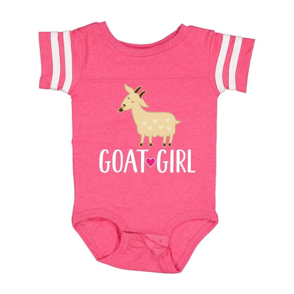 Inktastic Goat Girl Farm Animal Girls Baby Bodysuit