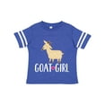 thumbnail image 1 of Inktastic Goat Girl Farm Animal Girls Toddler T-Shirt, 1 of 5