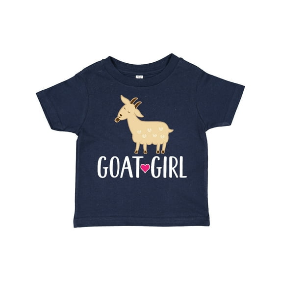 Inktastic Goat Girl Farm Animal Girls Toddler T-Shirt