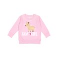 thumbnail image 1 of Inktastic Goat Girl Farm Animal Toddler Sweatshirt, 1 of 4