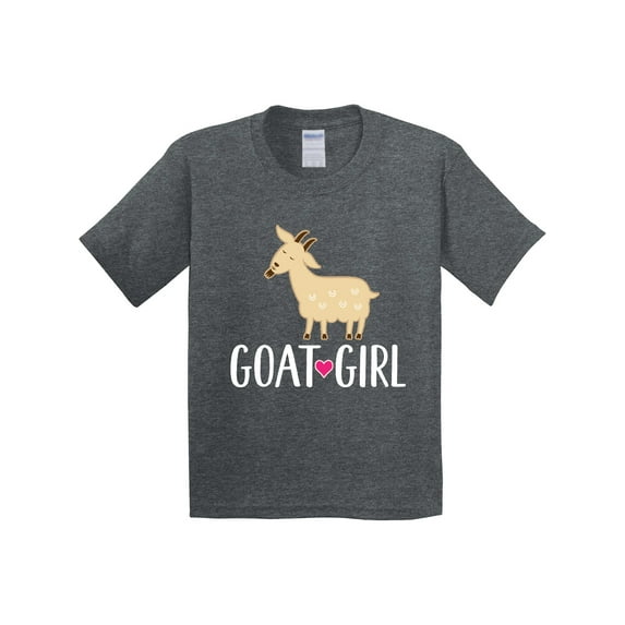 Inktastic Goat Girl Farm Animal Youth T-Shirt