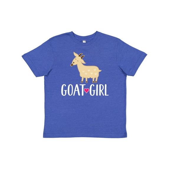 Inktastic Goat Girl Farm Animal Youth T-Shirt