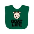 thumbnail image 1 of Inktastic Goat Life Boys or Girls Baby Bib, 1 of 4