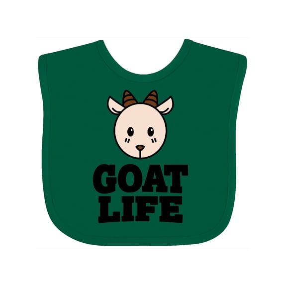 Inktastic Goat Life Boys or Girls Baby Bib