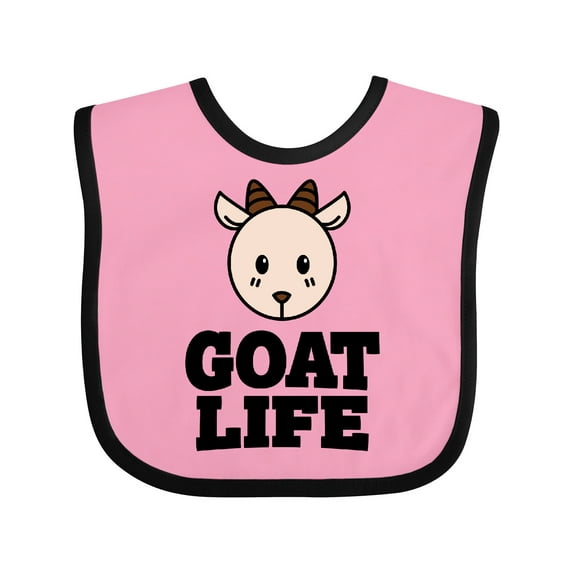 Inktastic Goat Life Boys or Girls Baby Bib