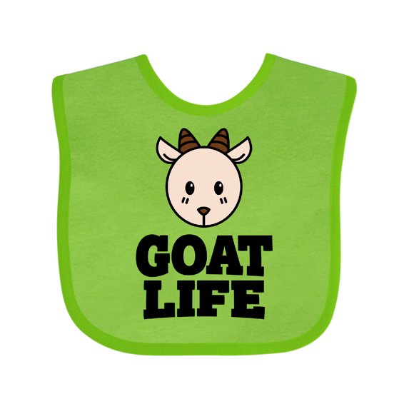 Inktastic Goat Life Boys or Girls Baby Bib