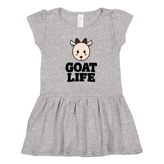 Inktastic Goat Life Girls Toddler Dress