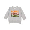 thumbnail image 1 of Inktastic Gobble Gobble Gobble Toddler Sweatshirt, 1 of 4