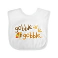 thumbnail image 1 of Inktastic Gobble Gobble Thanksgiving Boys or Girls Baby Bib, 1 of 4
