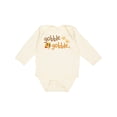 thumbnail image 1 of Inktastic Gobble Gobble Thanksgiving Boys or Girls Long Sleeve Baby Bodysuit, 1 of 5