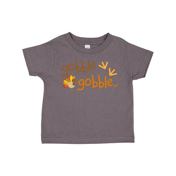 Inktastic Gobble Gobble Thanksgiving Boys or Girls Toddler T-Shirt