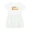thumbnail image 1 of Inktastic Gobble Gobble Thanksgiving Girls Toddler Dress, 1 of 5