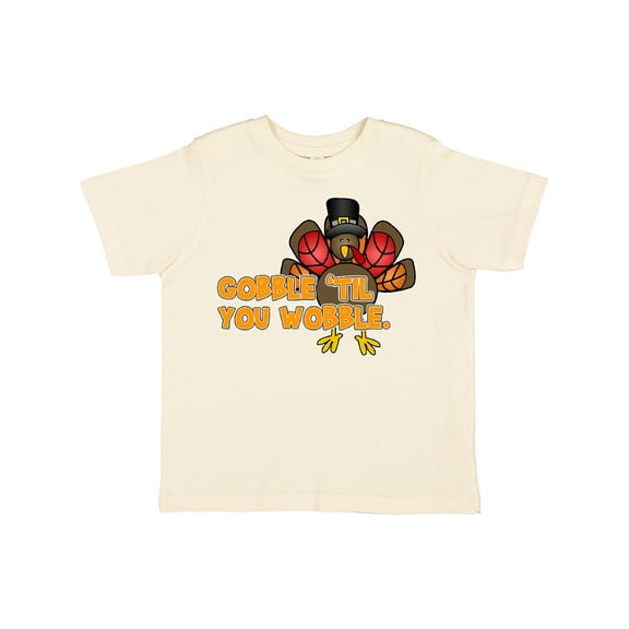 Inktastic Gobble Til' You Wobble Boys or Girls Toddler T-Shirt