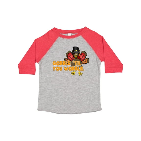 Inktastic Gobble Til' You Wobble Boys or Girls Toddler T-Shirt