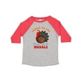 thumbnail image 1 of Inktastic Gobble Wobble Turkey Boys or Girls Toddler T-Shirt, 1 of 5