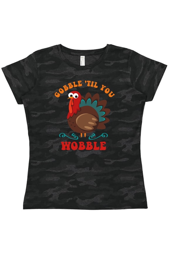 Gobble Wobble Turkey Women's T-Shirt