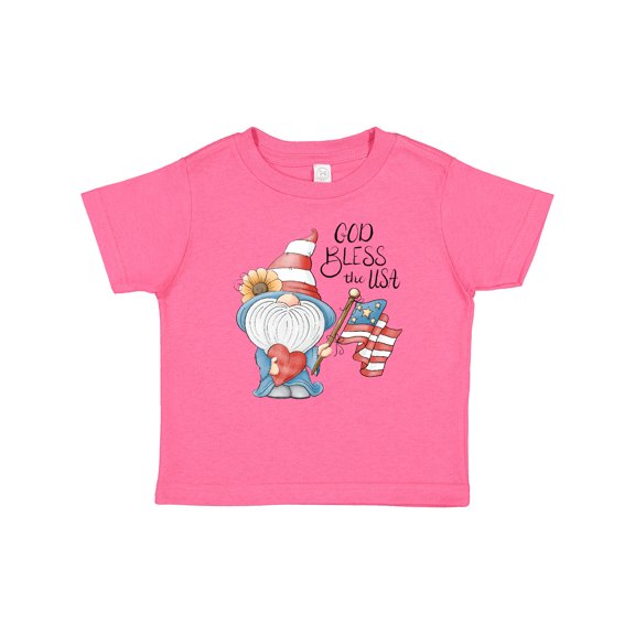 Inktastic God Bless the USA Gnome Boys or Girls Baby T-Shirt