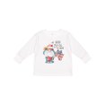 thumbnail image 1 of Inktastic God Bless the USA Gnome Boys or Girls Long Sleeve Toddler T-Shirt, 1 of 5