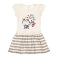 thumbnail image 1 of Inktastic God Bless the USA Gnome Gift Toddler Girl Dress, 1 of 4