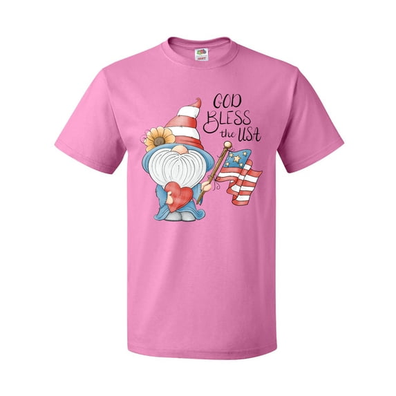 Inktastic God Bless the USA Gnome T-Shirt