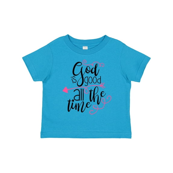 Inktastic God is Good All the Time Boys or Girls Toddler T-Shirt
