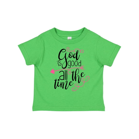 Inktastic God is Good All the Time Boys or Girls Toddler T-Shirt