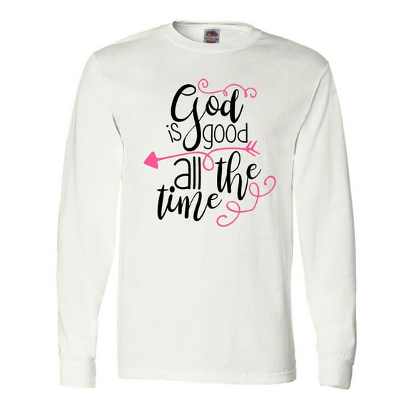 Inktastic God is Good All the Time Long Sleeve T-Shirt