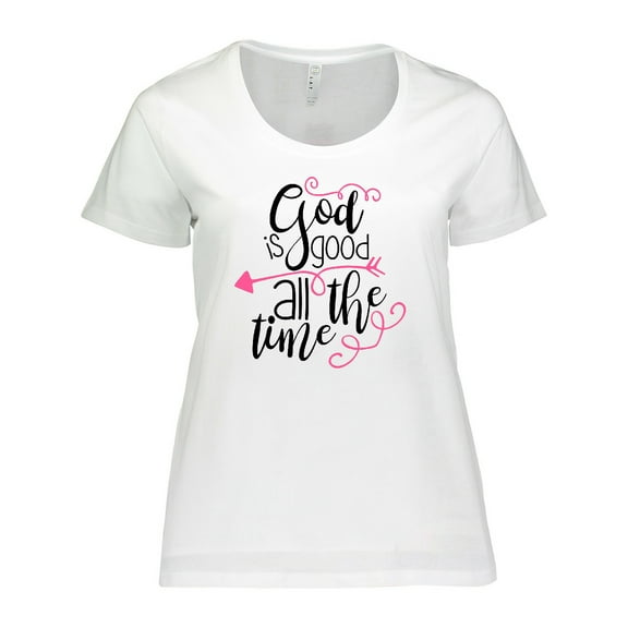 Inktastic God is Good All the Time Women's Plus Size T-Shirt