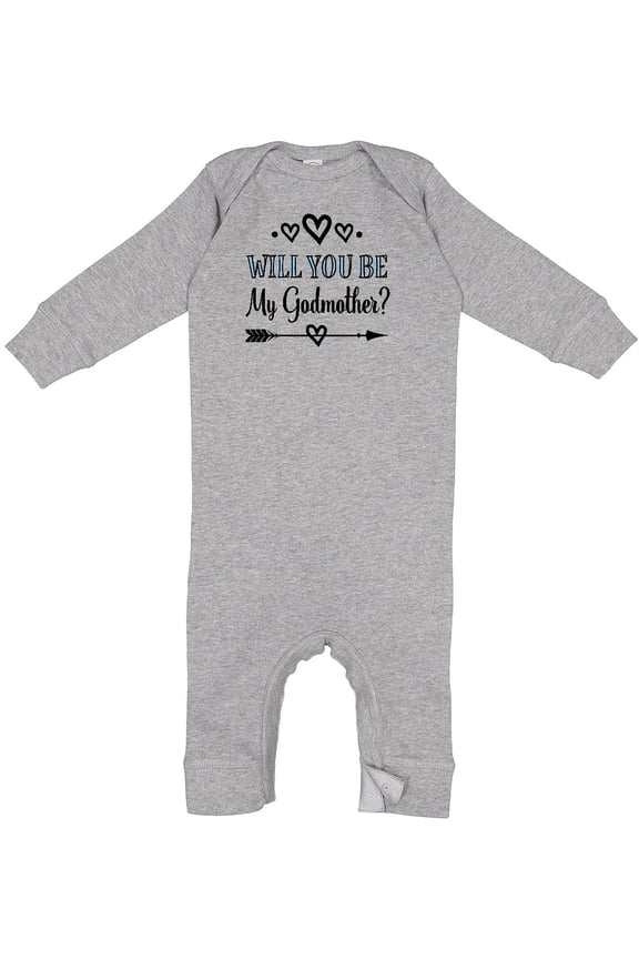 Godmother Proposal Baby Romper Coveralls