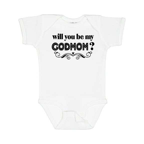 Inktastic Godmother Proposal Be My Godmom Boys or Girls Baby Bodysuit