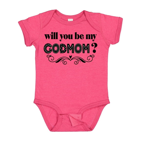 Inktastic Godmother Proposal Be My Godmom Boys or Girls Baby Bodysuit