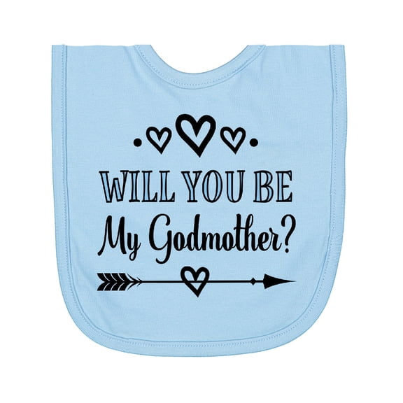 Inktastic Godmother Proposal Newborn Bib