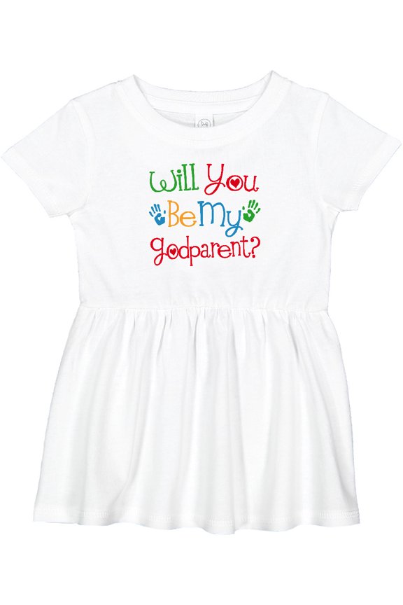 Godparent Proposal Godchild Girls Baby Dress