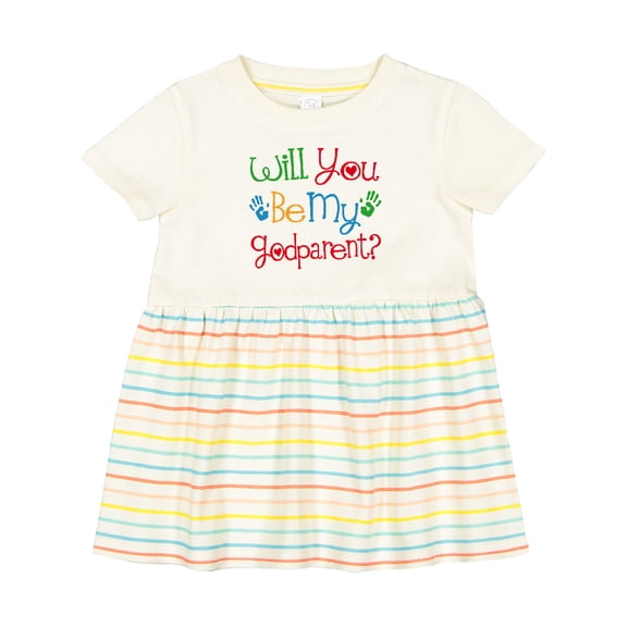Inktastic Godparent Proposal Godchild Girls Baby Dress
