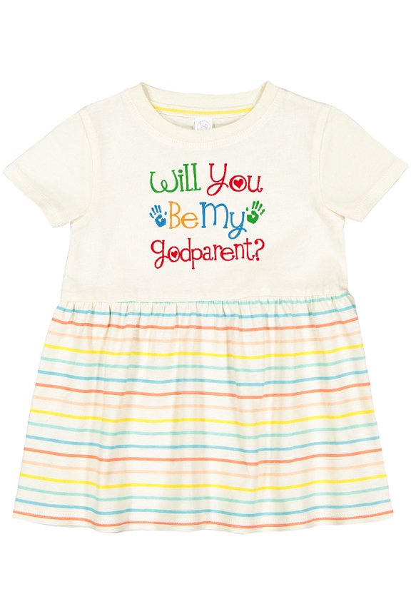 Godparent Proposal Godchild Girls Baby Dress