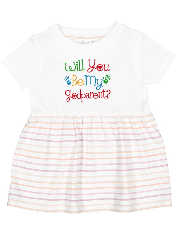 Godparent Proposal Godchild Girls Baby Dress