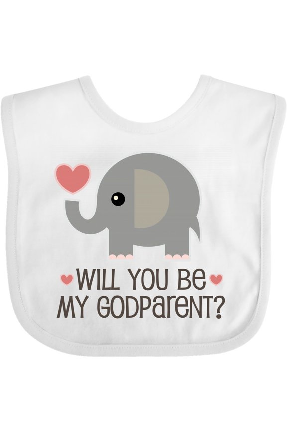 Godparent Proposal Godmother Boys or Girls Baby Bib