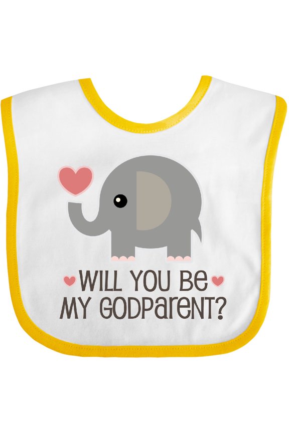 Godparent Proposal Godmother Boys or Girls Baby Bib
