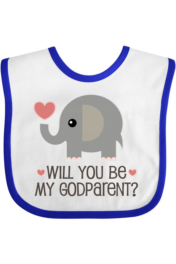 Godparent Proposal Godmother Boys or Girls Baby Bib