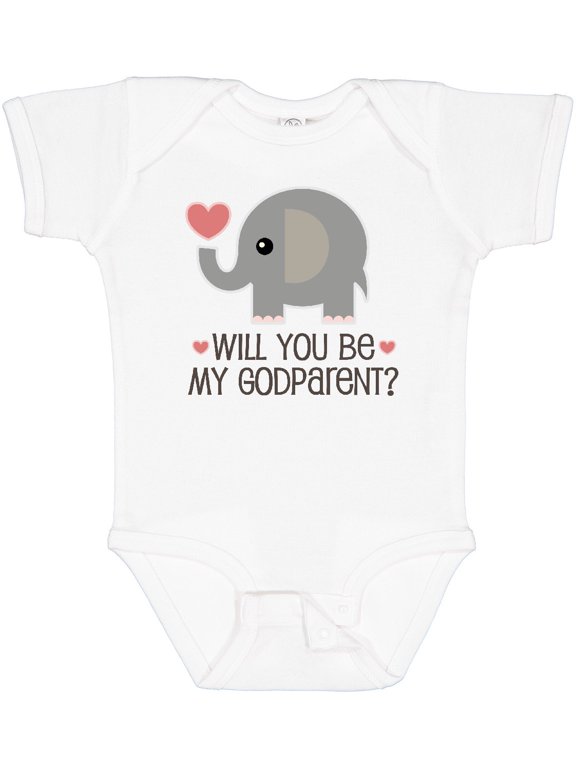 Godparent Proposal Godmother Boys or Girls Baby Bodysuit