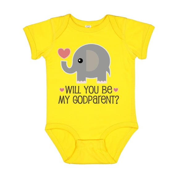 Inktastic Godparent Proposal Godmother Boys or Girls Baby Bodysuit