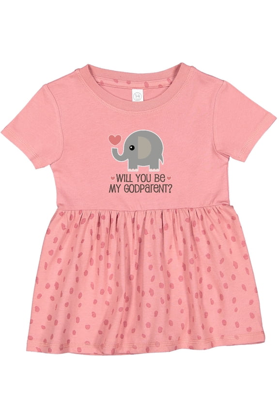 Godparent Proposal Godmother Girls Baby Dress
