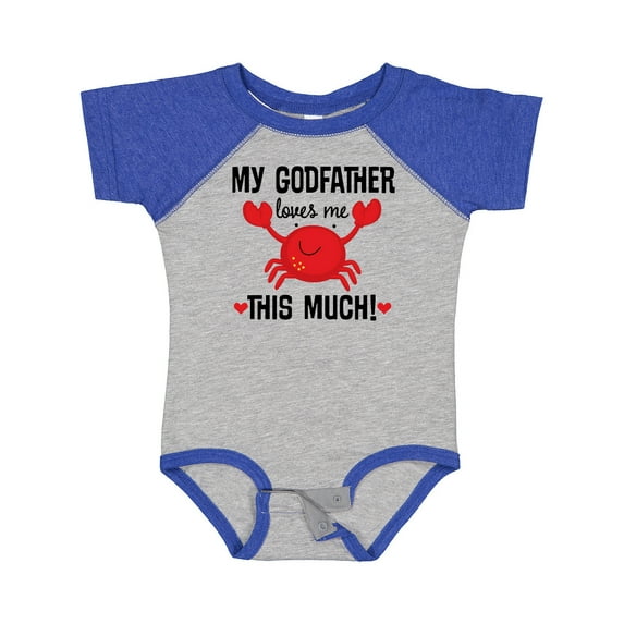 Inktastic Godson My Godfather Loves Me Boys or Girls Baby Bodysuit