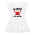 thumbnail image 1 of Inktastic Godson My Godfather Loves Me Girls Toddler Dress, 1 of 5