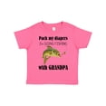 thumbnail image 1 of Inktastic Going Fishing with Grandpa Boys or Girls Toddler T-Shirt, 1 of 5
